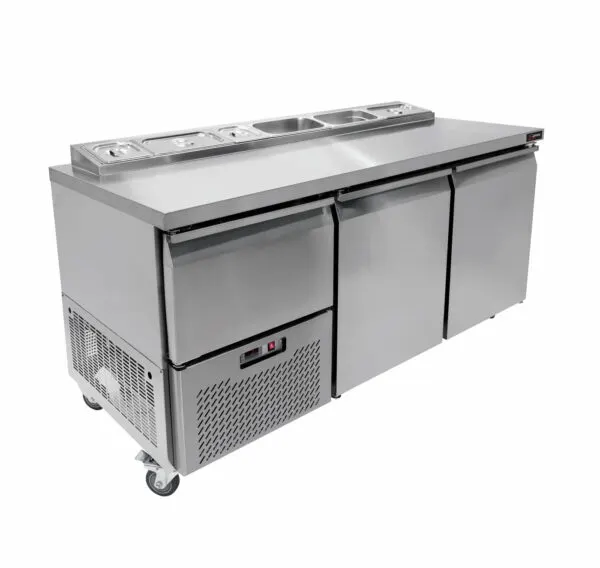 2.5 DOOR UNDER BAR FRIDGE - PIZZA TOP