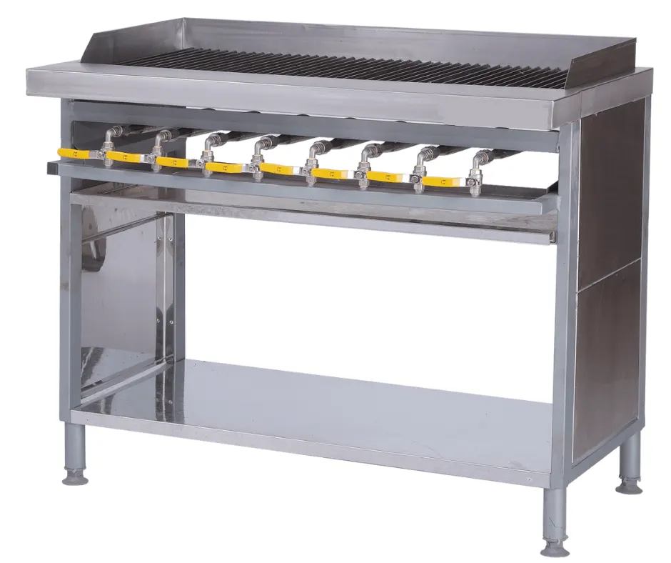 10 burner gas grill - floor model - econo — commercial catering equipment from ALUS CATERING