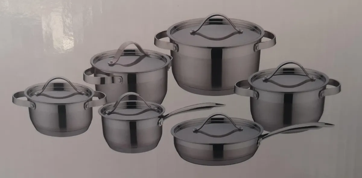 12pc pot set - s/steel — product photo 3 from ALUS CATERING