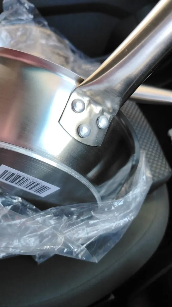 260 mm frying pan - stainless steel — product photo 3 from ALUS CATERING