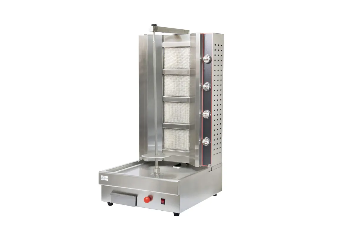 4 burner shawarma machine - gas — commercial catering equipment from ALUS CATERING