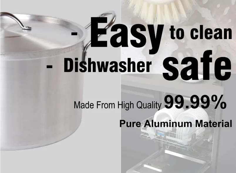 40 lt aluminium pot - extra heavy duty — product photo 2 from ALUS CATERING
