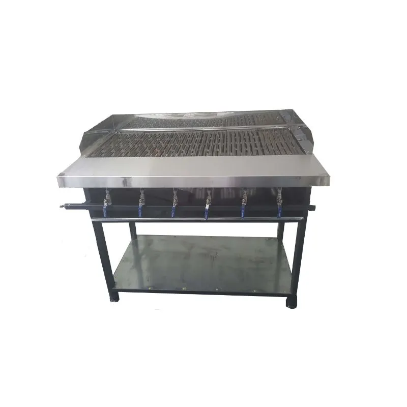6 burner gas grill - floor model - econo — commercial catering equipment from ALUS CATERING
