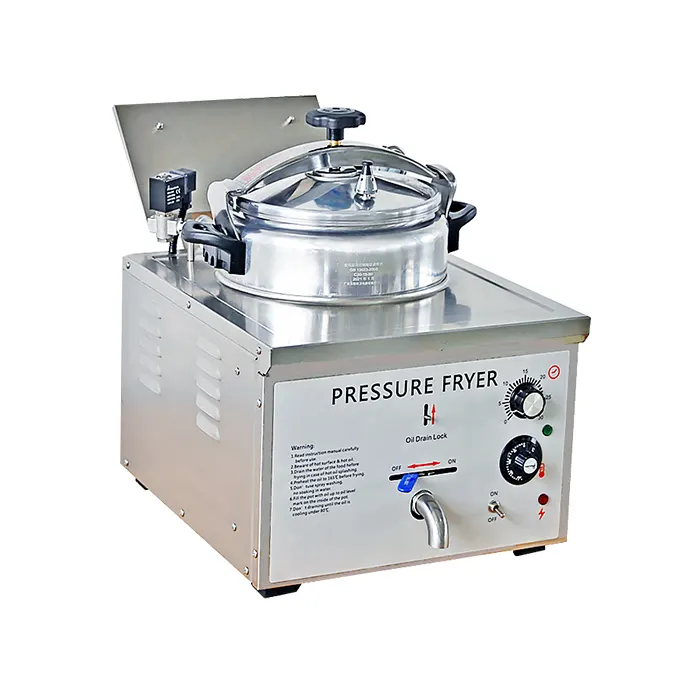 Chicken pressure fryer - 16 lt — commercial catering equipment from ALUS CATERING