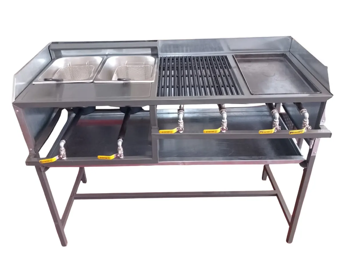 Combination grill + fryer - econo — commercial catering equipment from ALUS CATERING