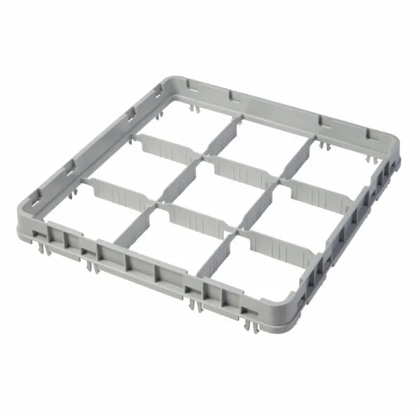 Dishwasher glass racks - 9 compartment - height extender — commercial catering equipment from ALUS CATERING