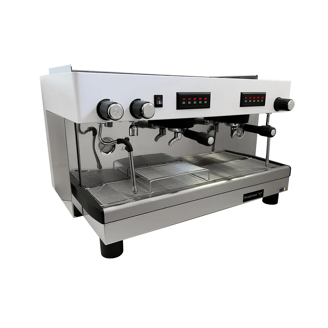 Espresso machine - 2 group - electric + gas (mythos - phoenix a2g) — product photo 3 from ALUS CATERING