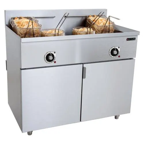 Fish fryer anvil - 2 x 20 lt - 33 kW - elec — commercial catering equipment from ALUS CATERING