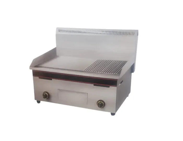 Flat top gas grill - table model (720 mm) — commercial catering equipment from ALUS CATERING