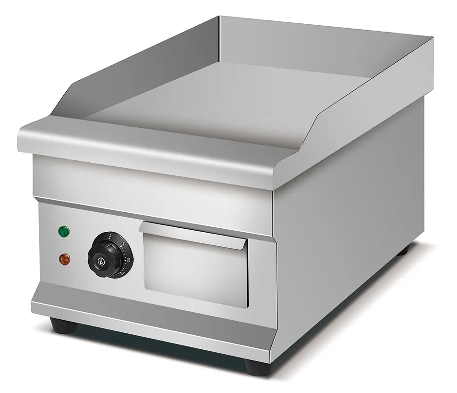 Flat top grill - 350 mm — commercial catering equipment from ALUS CATERING