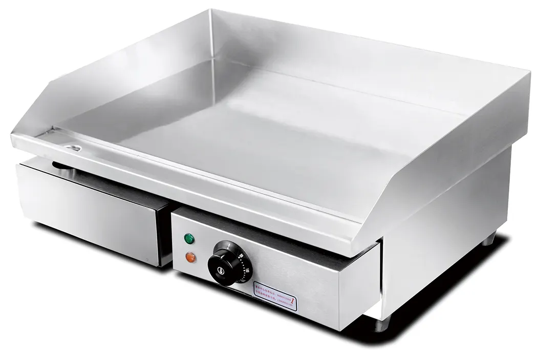 Flat top grill - 550 mm — commercial catering equipment from ALUS CATERING