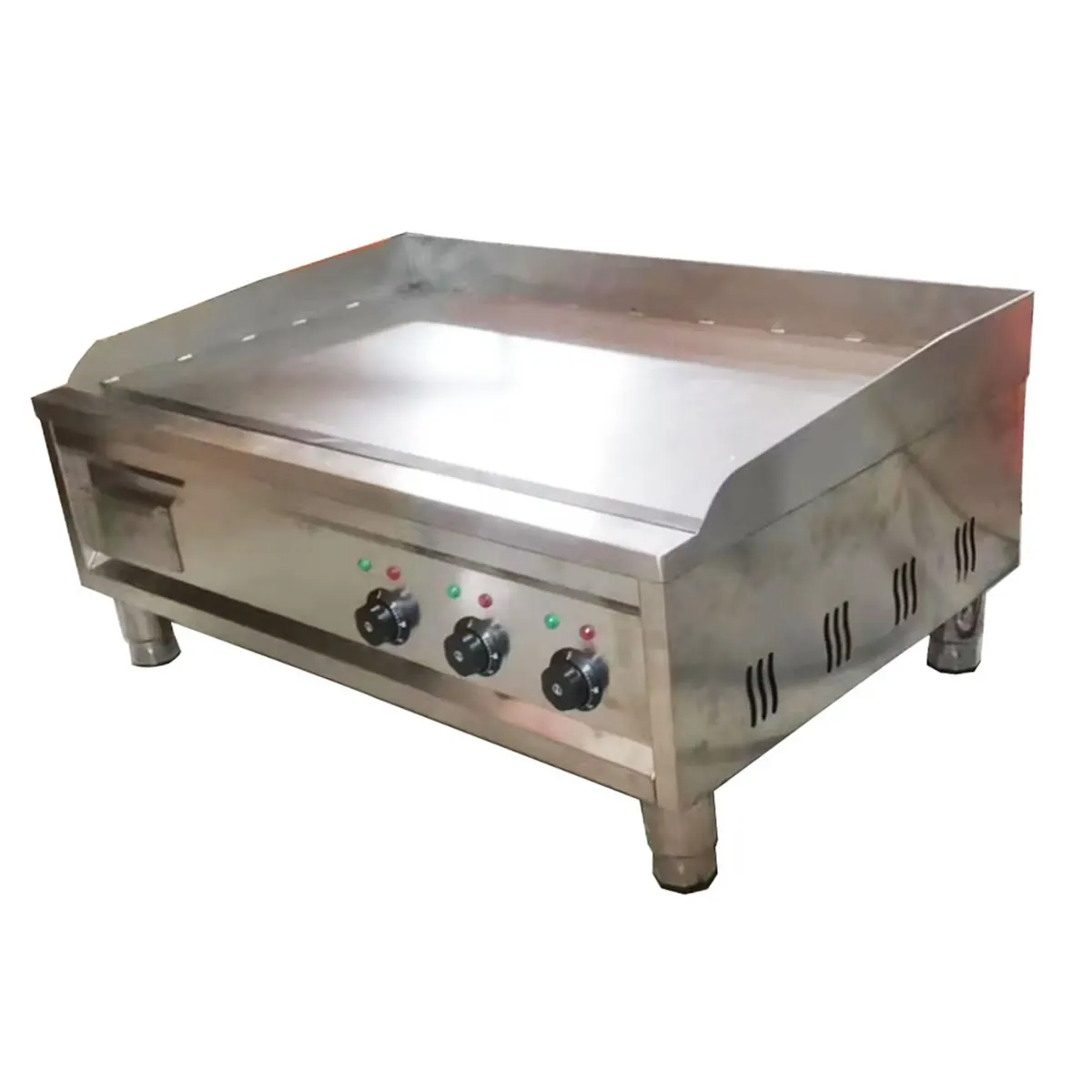 Flat top grill table model - electric (900 mm) — commercial catering equipment from ALUS CATERING