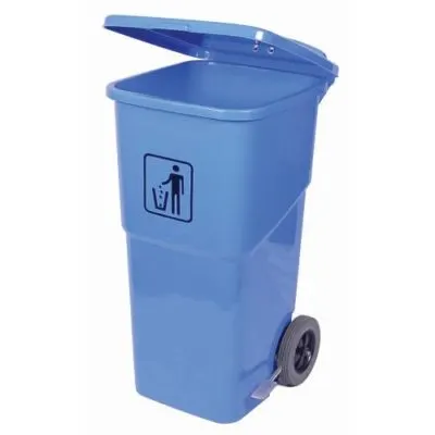 Foot pedal wheely bin 120 lt (blue) — commercial catering equipment from ALUS CATERING