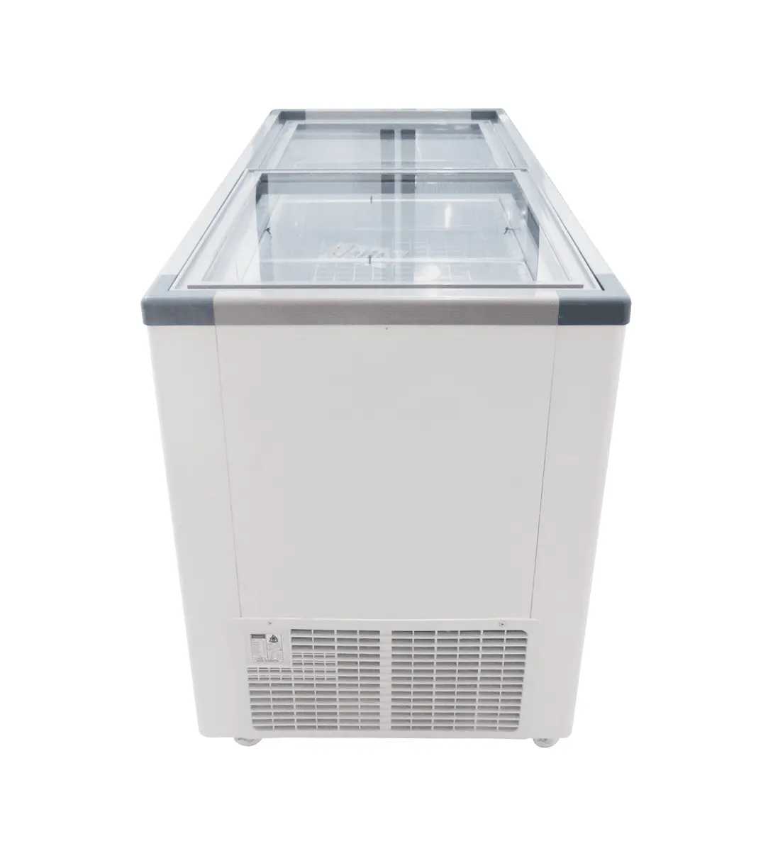 Glass top display freezer - 520 lt — product photo 2 from ALUS CATERING