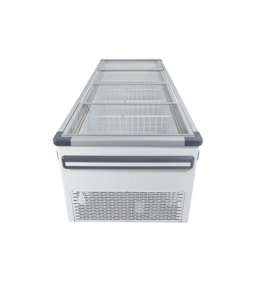 Glass top island freezer - 1055 lt (2.5m) — product photo 2 from ALUS CATERING
