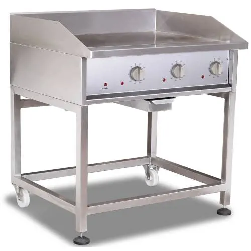 Heavy duty solid top griller - electric - 900 — commercial catering equipment from ALUS CATERING