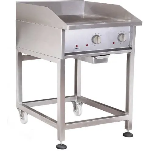 Heavy duty solid top griller - electric - 600 — commercial catering equipment from ALUS CATERING