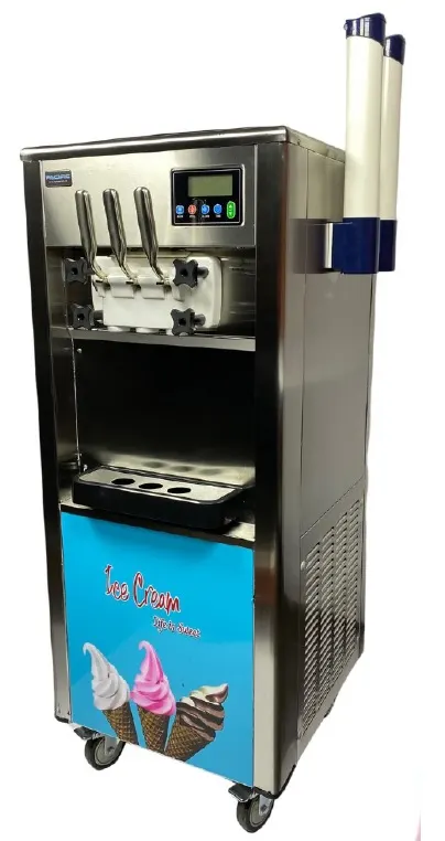 Ice-cream machine - floor standing (3 flavour) — commercial catering equipment from ALUS CATERING