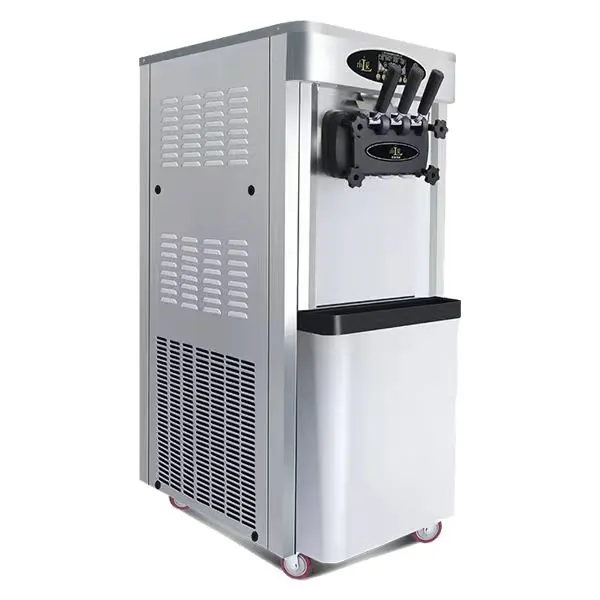 Ice-cream machine - floor standing (3 flavour) — commercial catering equipment from ALUS CATERING