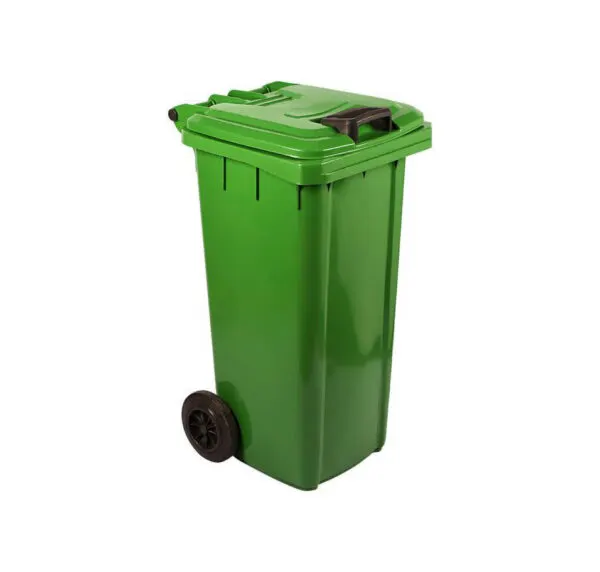 Mobile refuse bin 240 lt (green) organic waste — commercial catering equipment from ALUS CATERING