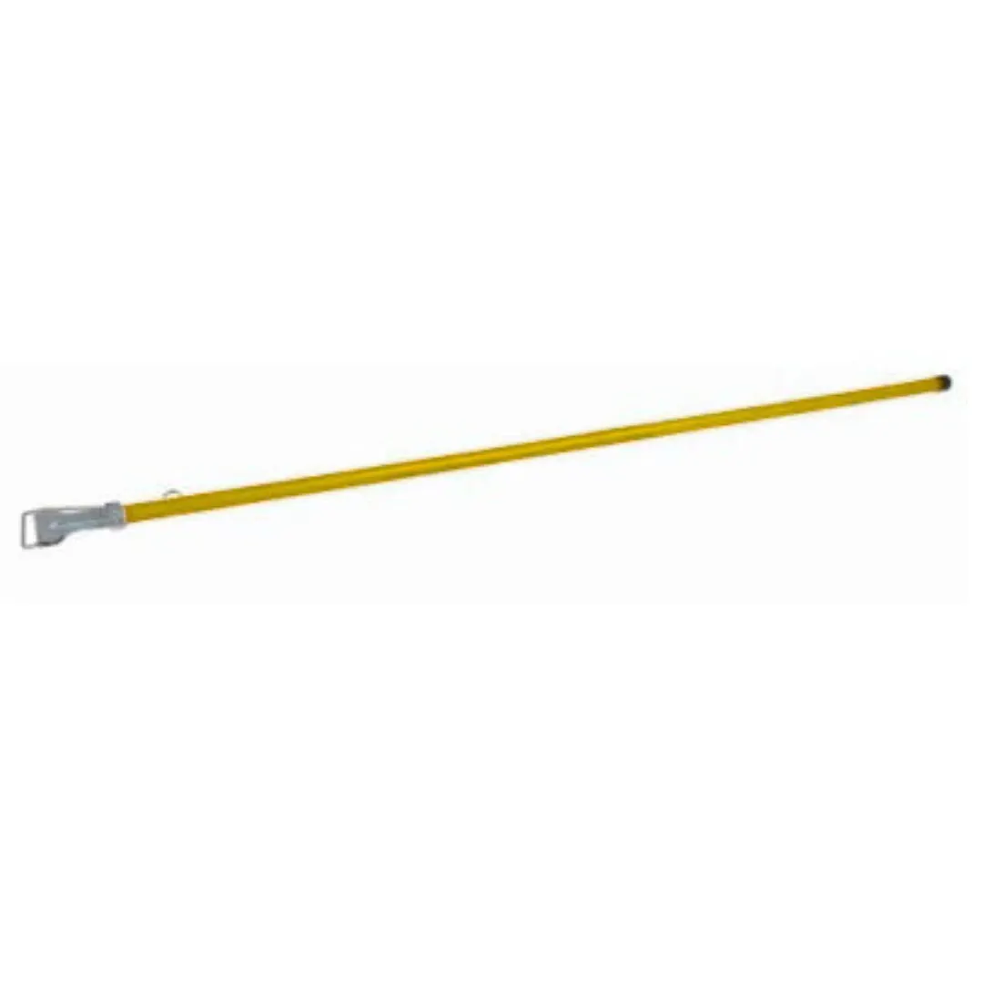 Mopholder - pvc/wood handle only (yellow) 1550 mm — commercial catering equipment from ALUS CATERING