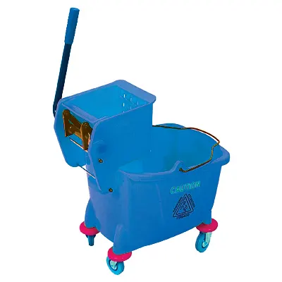 Plastic bucket & wringer - (blue) 36 lt — commercial catering equipment from ALUS CATERING