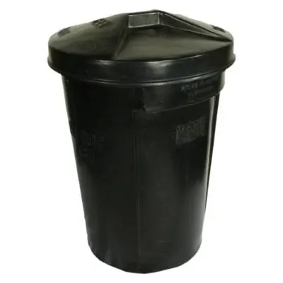 Refuse bin 85 lt (black) — commercial catering equipment from ALUS CATERING