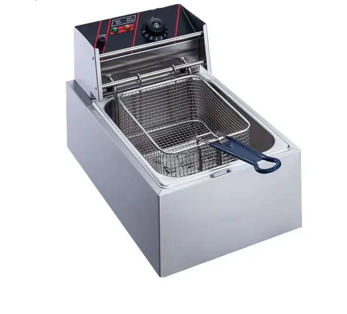 Single electric fryer - table model (1 x 6 lt) — commercial catering equipment from ALUS CATERING