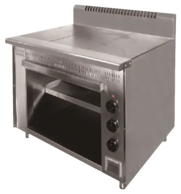 Solid top stove - 3 plate - no oven — commercial catering equipment from ALUS CATERING