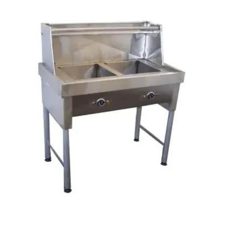 Spaza fryer - floor standing (2 x 12 lt) — commercial catering equipment from ALUS CATERING