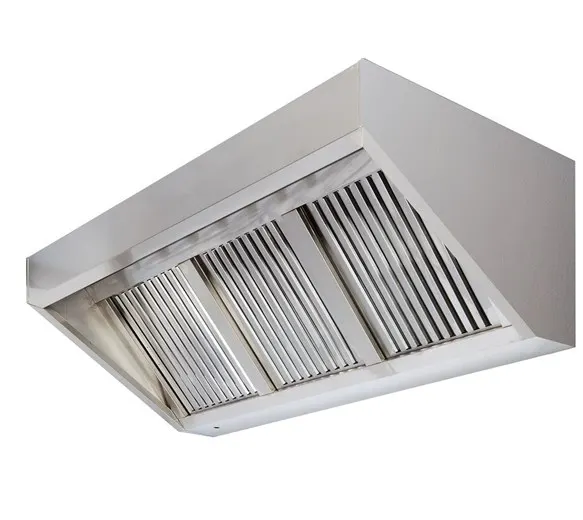 Stainless steel extractor canopy kit (1200 x 900 mm) — commercial catering equipment from ALUS CATERING