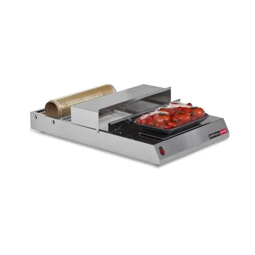 Stainless steel heat wrapping machine 500 mm — commercial catering equipment from ALUS CATERING