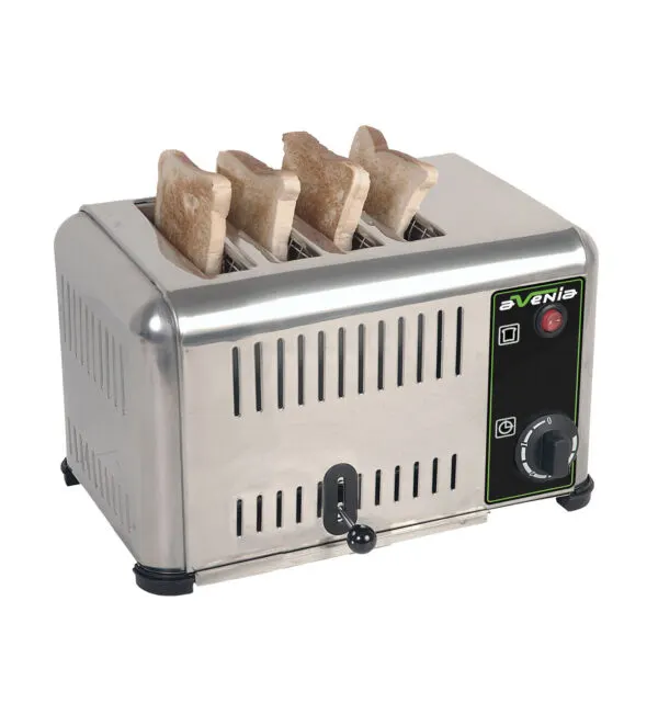 Toaster avenia - 4 slice — commercial catering equipment from ALUS CATERING