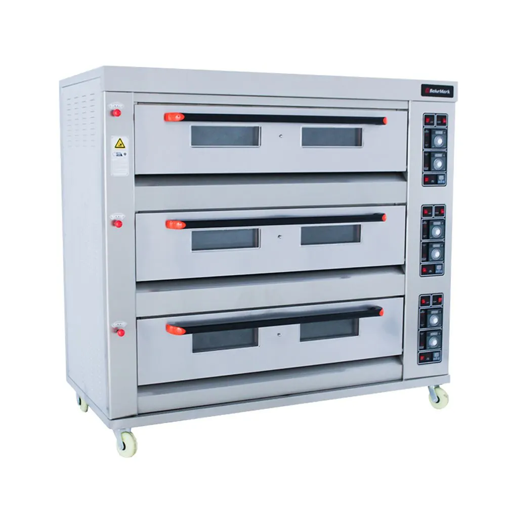 Triple deck oven - 9 tray (gas) — commercial catering equipment from ALUS CATERING
