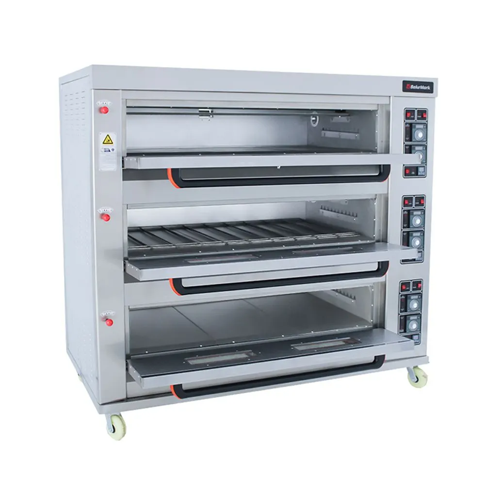 Triple deck oven - 9 tray (gas) — product photo 2 from ALUS CATERING