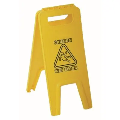 Wet floor a-frame sign — commercial catering equipment from ALUS CATERING