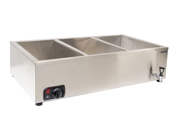 BAIN MARIE TABLE TOP - 3 DIVISION