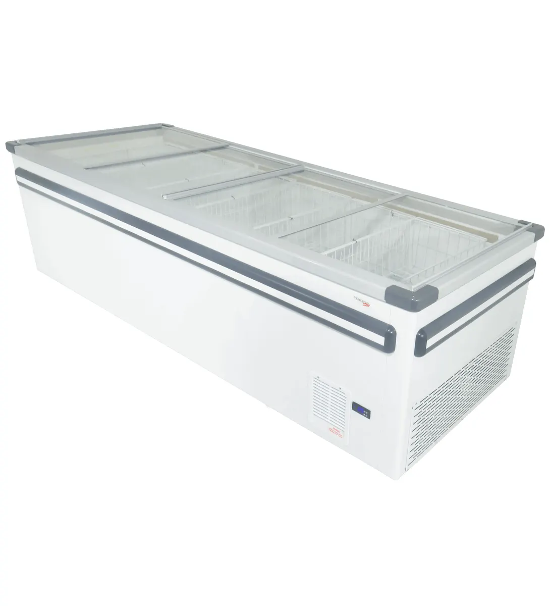 GLASS TOP ISLAND FREEZER - 1055LT (2.5M)