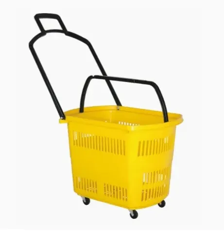 PLASTIC TROLLEY BASKET - 40LT