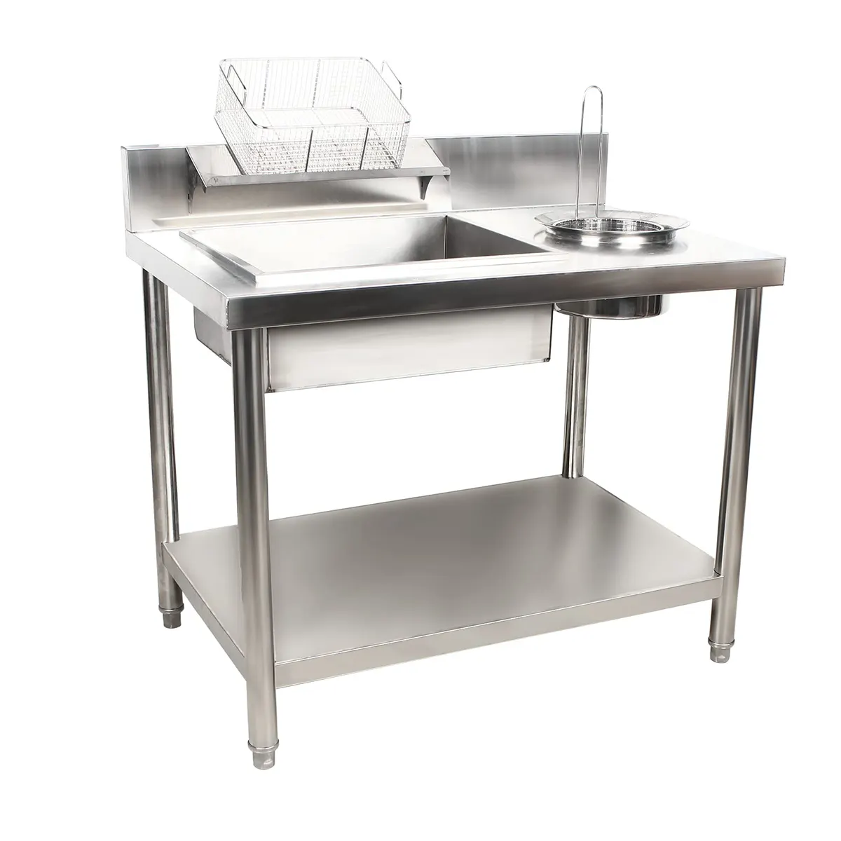 STAINLESS STEEL BREADING TABLE (1000MM)